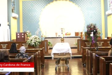 Live Streaming Funeral Service of Fanny Cardona de Franco